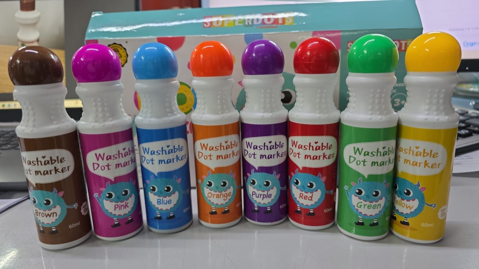 Dot Marker Set  of 8 pcs